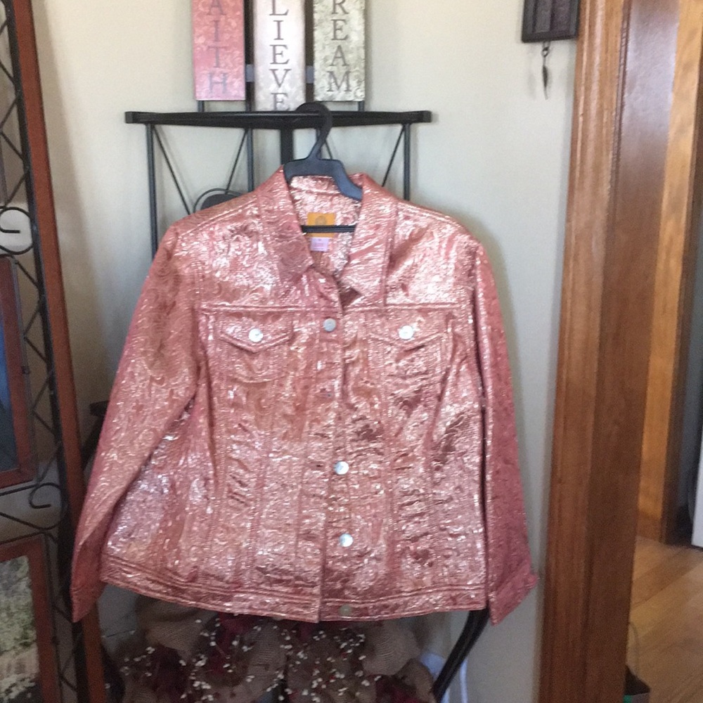 Light jacket-classy. Worn dressy or cute jeans